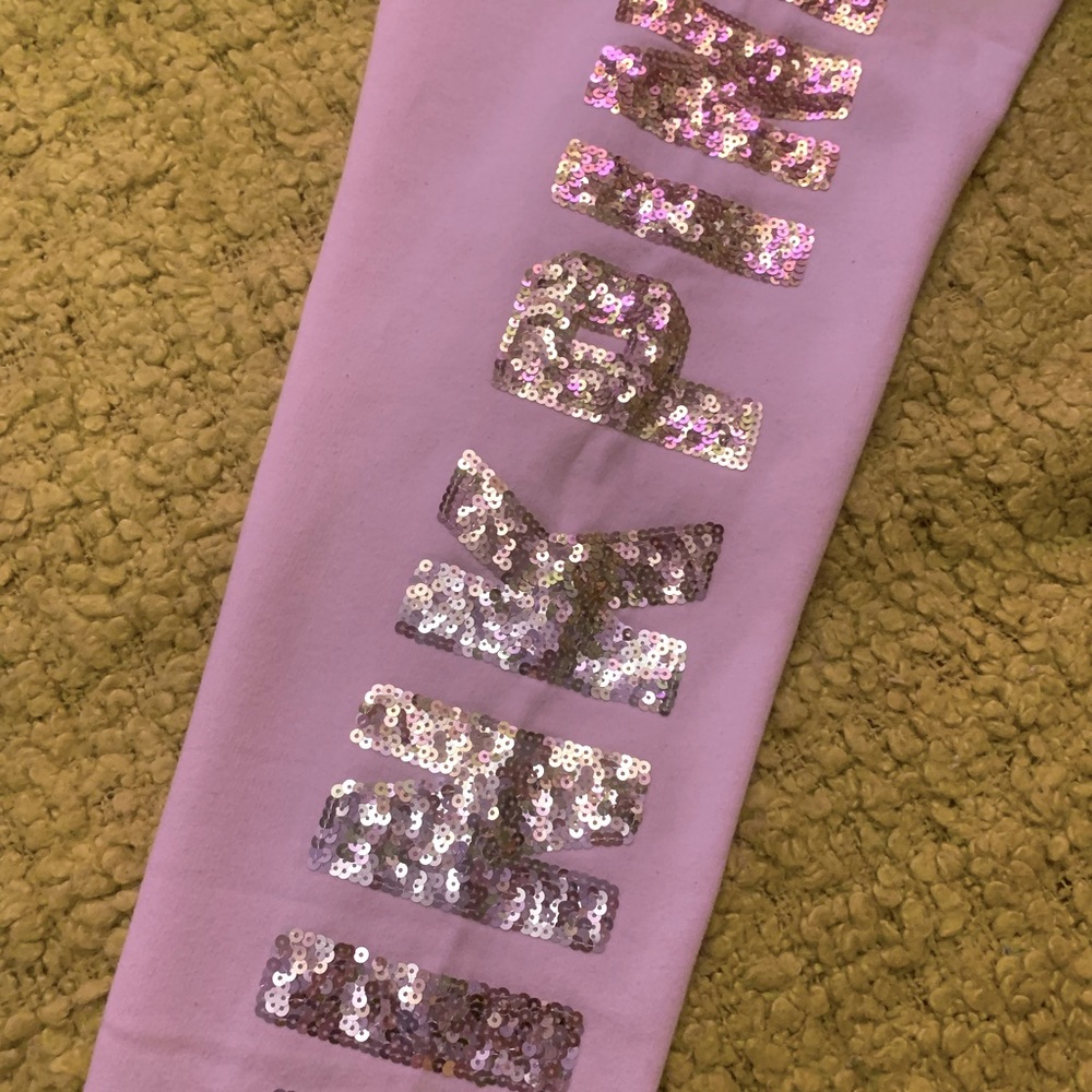 Size S “boyfriend sweatpants” from PINK!! 🤍